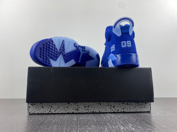 air jordan 6 unc tar heels six championships pe