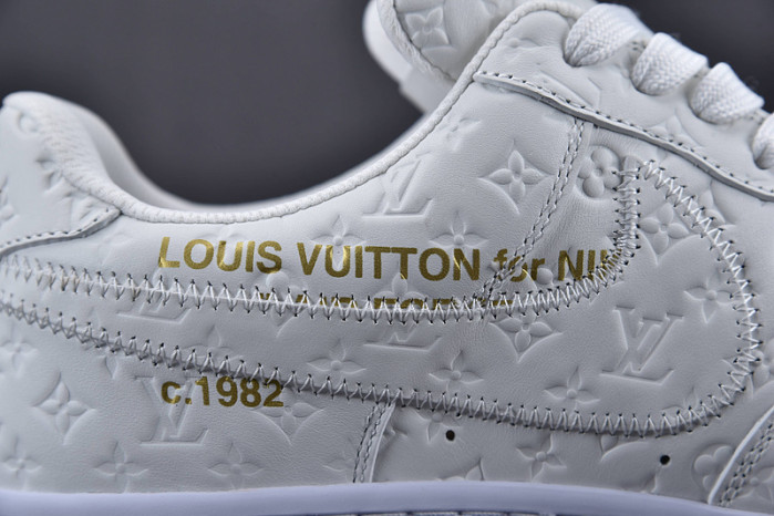 nike low air force 1 x white