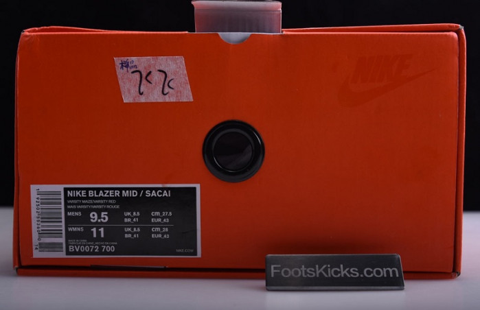 sacai x blazer mid