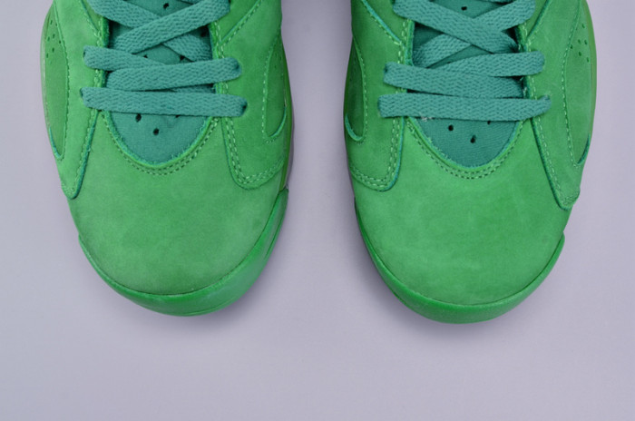air jordan 6 retro nrg g8rd "gatorade" pine green mens aj5986-335