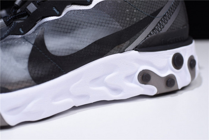 nike react element 87 black white aq1090-001