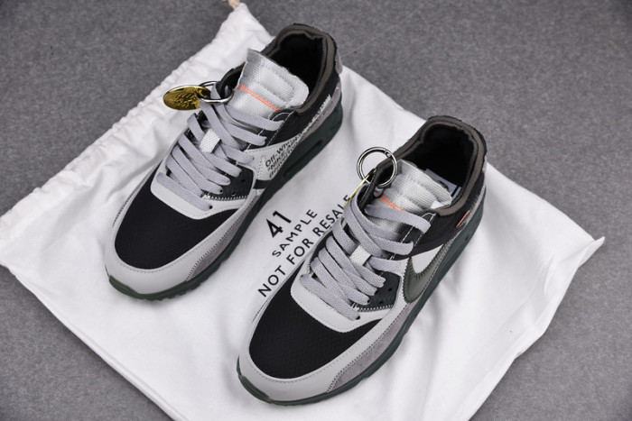 ofw nike air max 90 grey aa7293-002