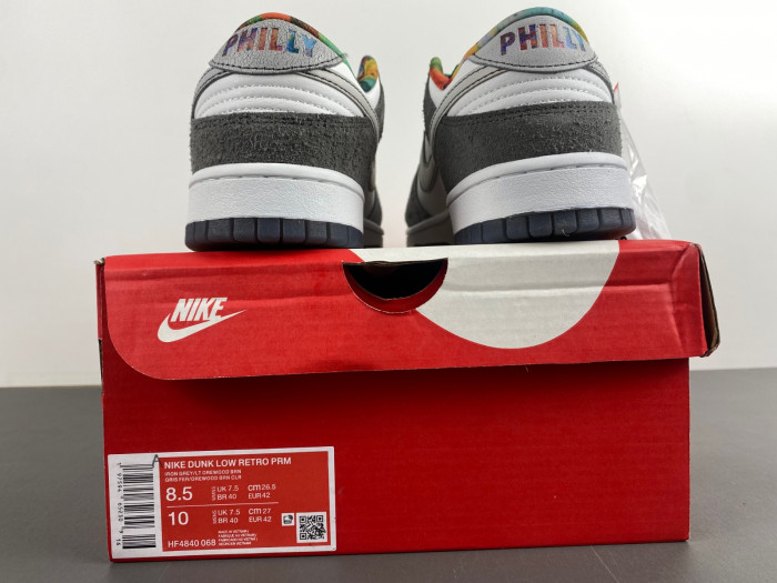 nike dunk low retro premium philly hf4840-068