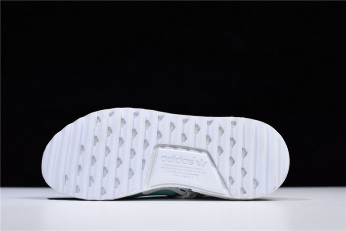 pharrell x nmd hu holi nmd mc "youth" green/white f99760