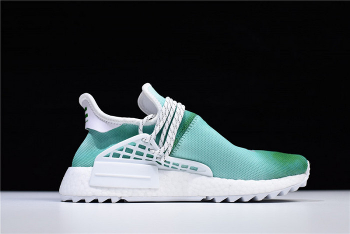 pharrell x nmd hu holi nmd mc "youth" green/white f99760