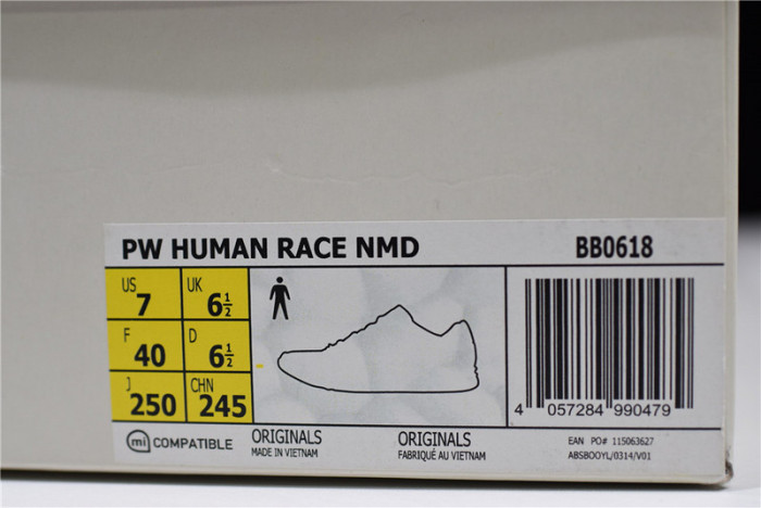 pw human race nmd "pharrell" blue bb0618