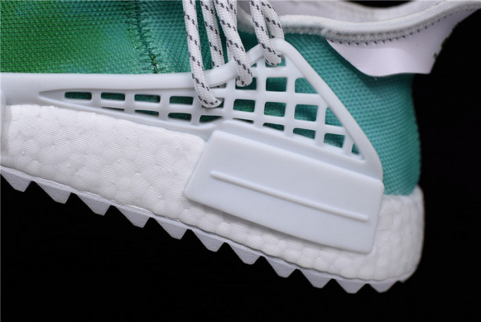 pharrell x nmd hu holi nmd mc "youth" green/white f99760