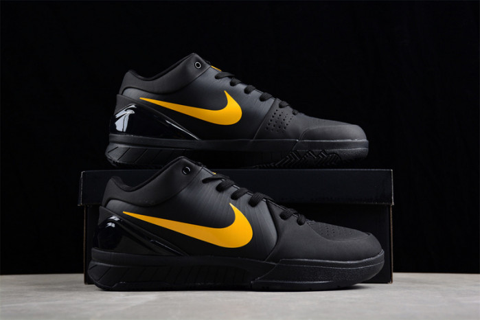 nike kobe 4 protro black university gold fq3544-002