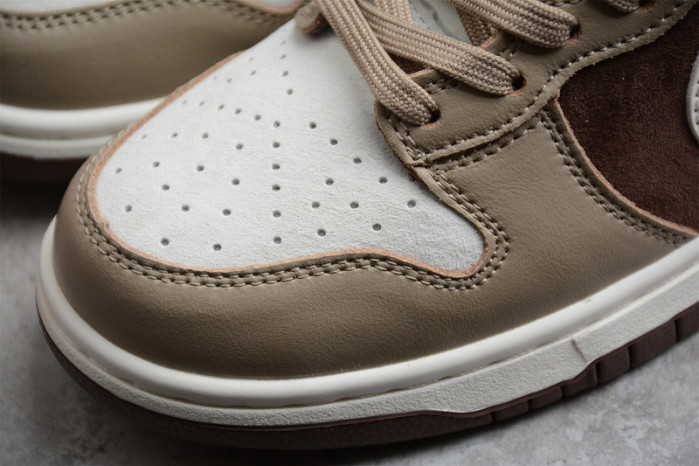 nike dunk high light chocolate dh5348-100
