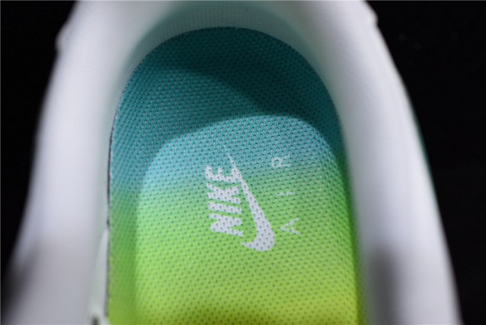 nike air force 1 white hyper jade volt at4143-100