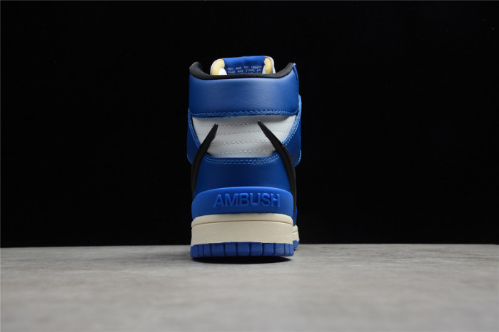 ambush nike dunk high deep royal blue cu7544-400