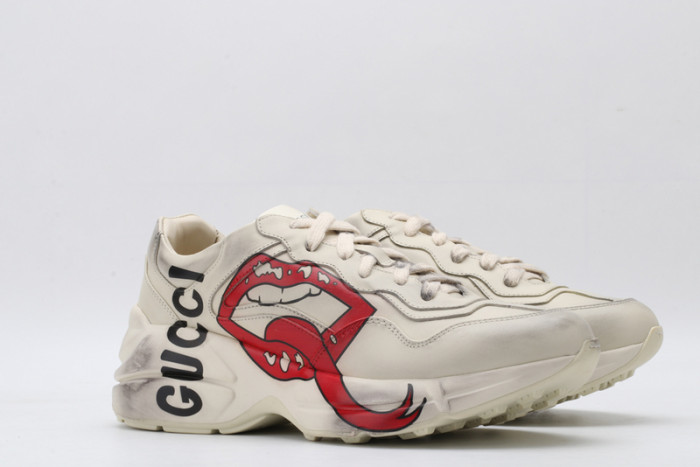 g*u*i rhyton vintage trainer sneaker 576965 drw00 9555