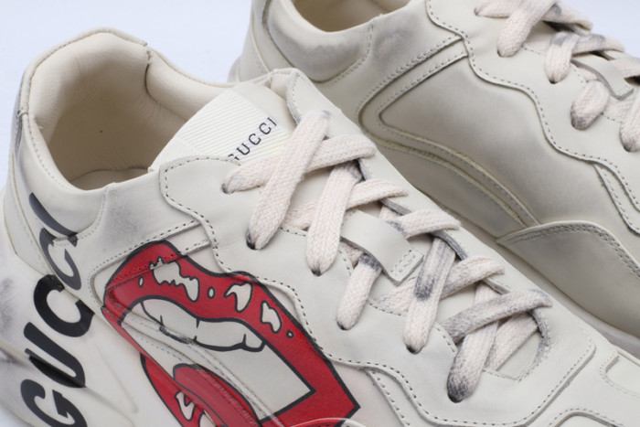 g*u*i rhyton vintage trainer sneaker 576965 drw00 9555