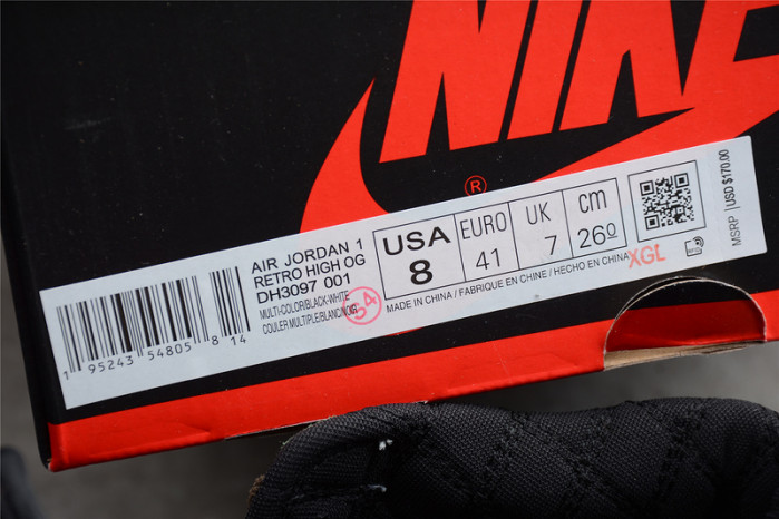 air jordan 1 high og hand crafted dh3097-001