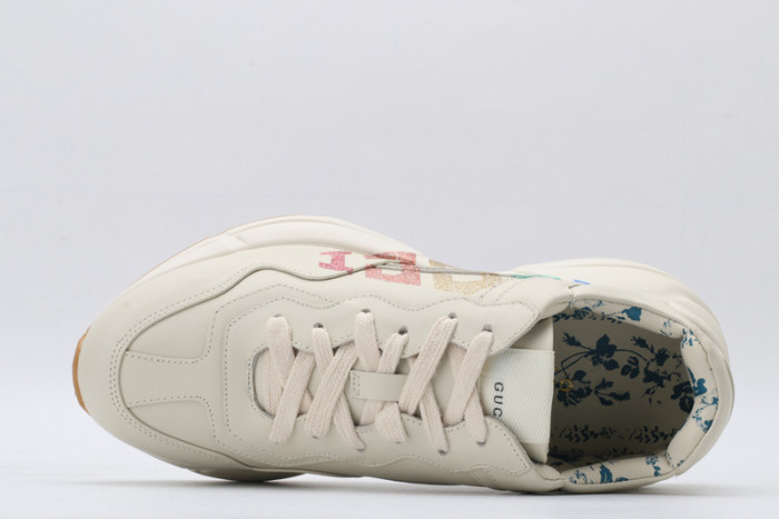 g*u*i rhyton vintage trainer sneaker 500876 drw00 9522