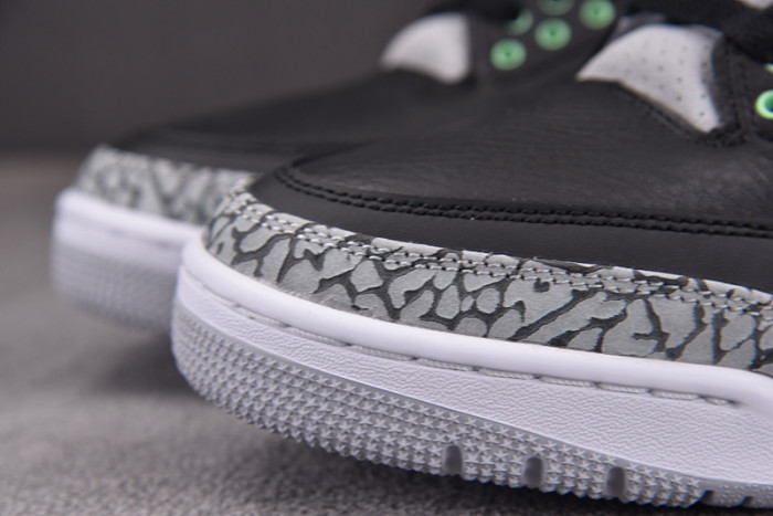air jordan 3 "green glow" ct8532-031