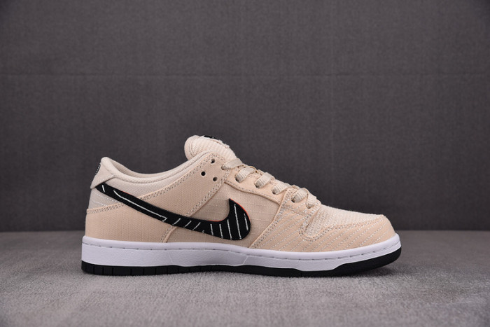 nike sb dunk low albino & preto fd2627-200
