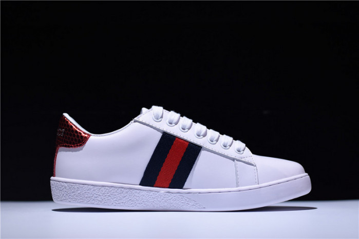 g*u*i ace embroidered low-top sneaker with logo