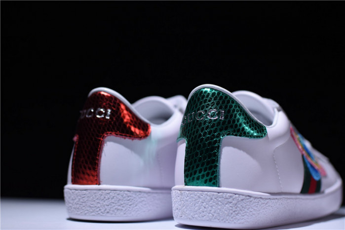 g*u*i ace embroidered low-top sneaker with ufo womens