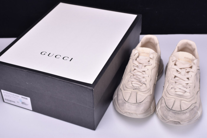 g*u*i rhyton vintage trainer sneaker 498917 a9l00 9522