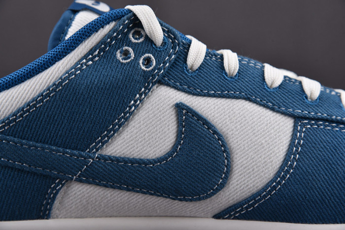 nike dunk low industrial blue sashiko dv0834-101