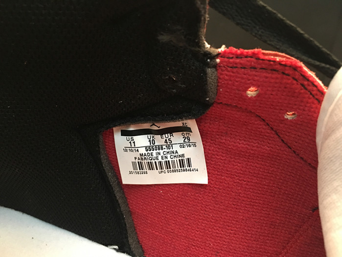 air jordan 1 retro high og chicago red 555088-101