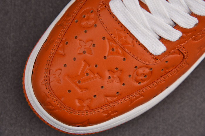 nike low air force 1 x orange