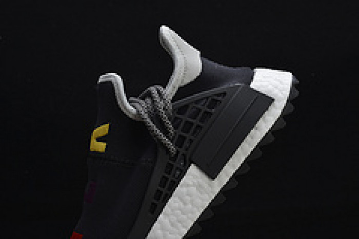 pharrell x nmd hu tri-color black running shoes 114970010