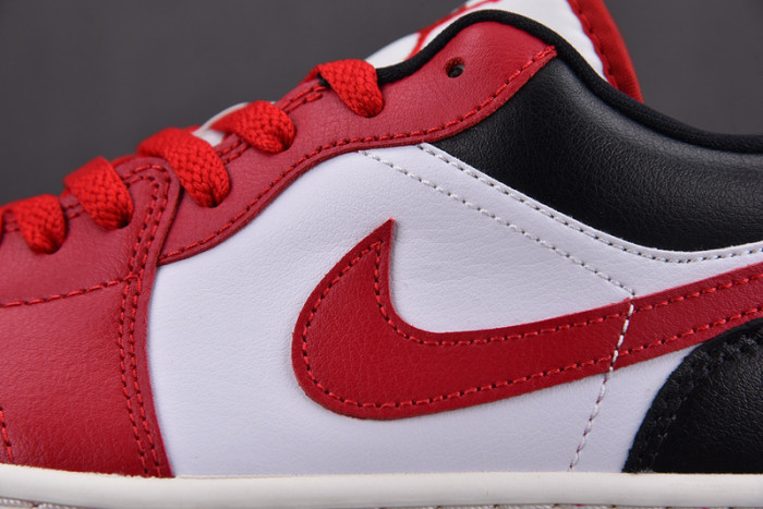 air jordan 1 low reverse black toe dc0774-160