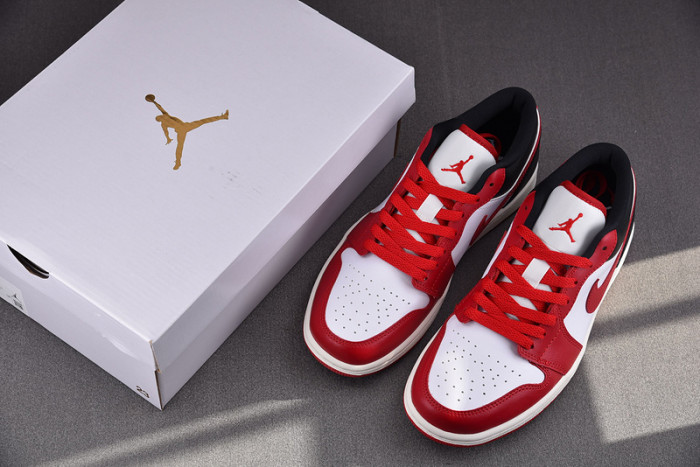 air jordan 1 low reverse black toe dc0774-160