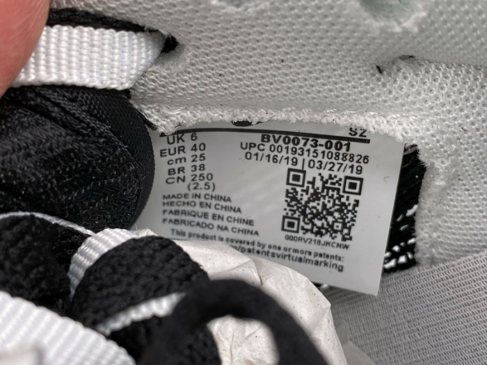 sacai x nike pegasua vaporfly black white ci9928-001