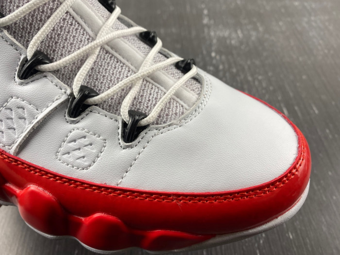 air jordan 9 retro white gym red 302370-160