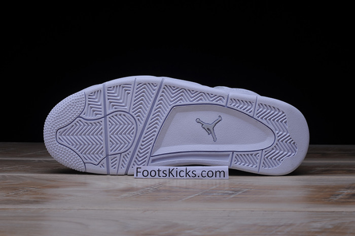 air jordan 4 retro “pure money” white 308497-100